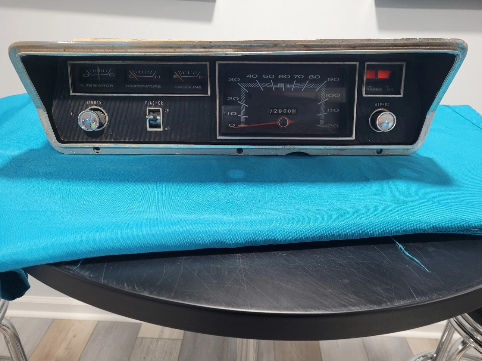 1967 1968 1969 Plymouth Valiant Instrument Gauge Cluster - TESTED & WORKS -MOPAR - Picture 1 of 20