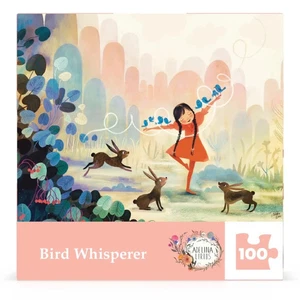 Bird Whisperer by Adelina Lirius 100 Piece Mini Jigsaw Puzzle NYPC New