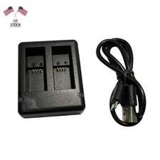 5V/2A 2-Slot USB Type C Battery Charger Charging Hub for Gopro Hero 9 Camera f