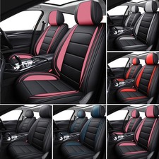 For Toyota Rav4 Full Set Leather Car Seat Cover 5-seat Front Rear Protectors