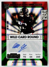 2021 Panini Contenders #226 Adetokunbo Ogundeji Rookie Ticket Wild Card Round. rookie card picture