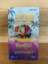 Kayou Bob Esponja Pantalones Cuadrados 25 Aniversario Booster Box Tarjeta Coleccionable Anime