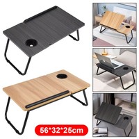 Folding Laptop Table Overbed Desk Bed Tray Sofa Lap Portable Computer Stand UK