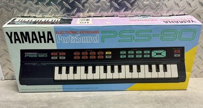 Br1 Yamaha PortaSound Pss-80 32 Mini Key Keyboard Digital