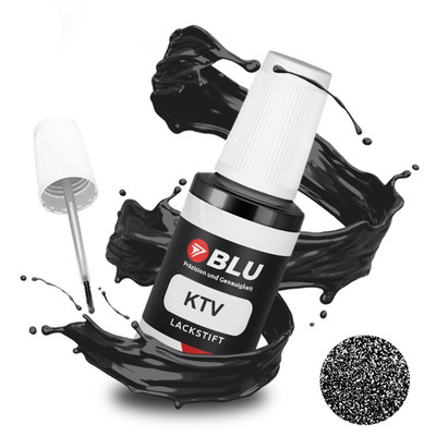 Lackstift für PEUGEOT CITROEN KTV schwarz perlschwarz autolack reparatur 20ml