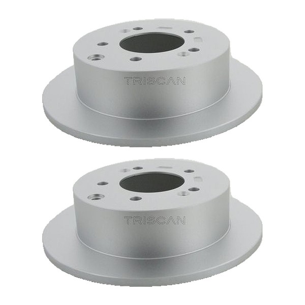 2 Bremsscheiben Voll Ø 262 Mm Triscan Bremsen-Expertise FüR U.A. Kia Soul-image