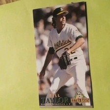 BILL TAYLOR-OAKLAND ATHLETICS -1994 FLEER 