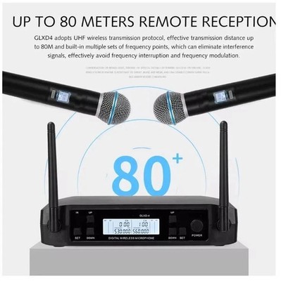 GLXD4+BETA58A Shure Vocal Dual Channel Wireless Microphone System
