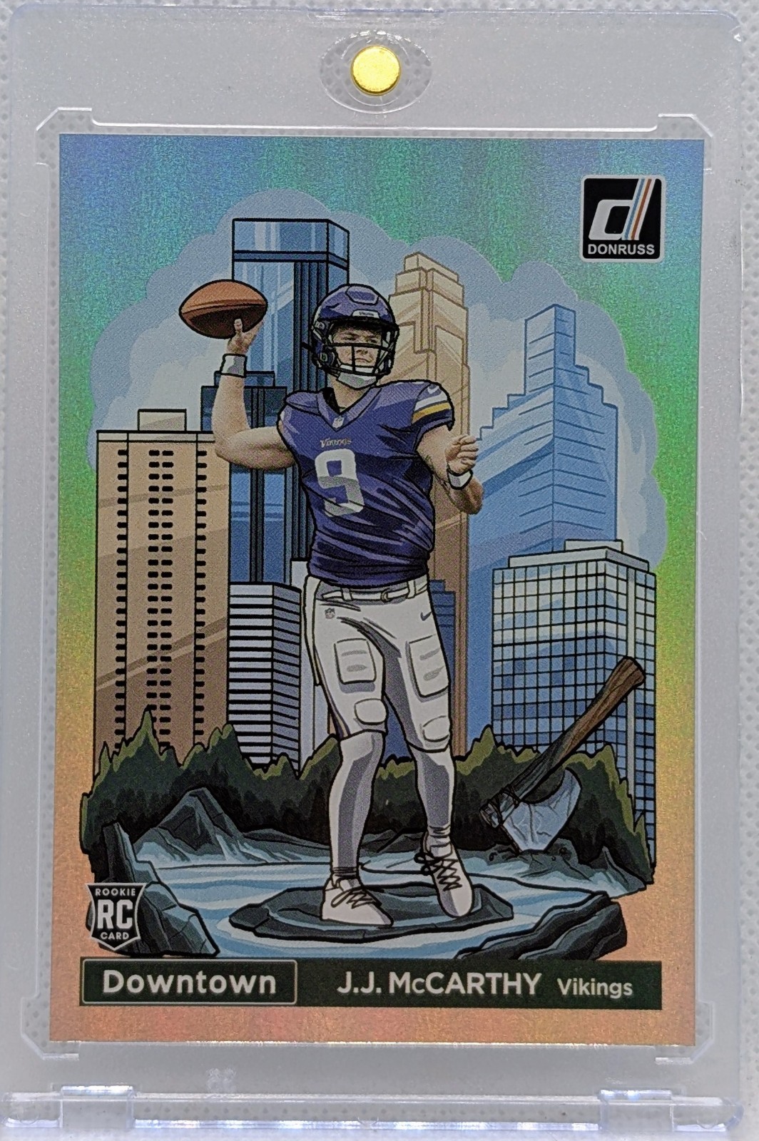 2024 Panini Donruss - Downtown! J.J. McCarthy #11 (RC)
