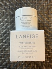 Laneige Water Bank Blue Gel Moisturizer with Hyaluronic Acid NIB 0.33 fl oz
