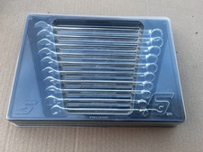 Snap-on 10 Pc 12-point Metric Flank Drive Plus Combination Wrench Set Soexm710