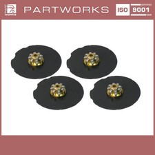 4x Dämpfungsblech Bremssattel für PORSCHE 944 S2 968 964 Carrera VORNE 28mm
