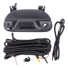 Tailgate Handle and Reverse Rear View Backup Camera with Extension Cable Wiri...