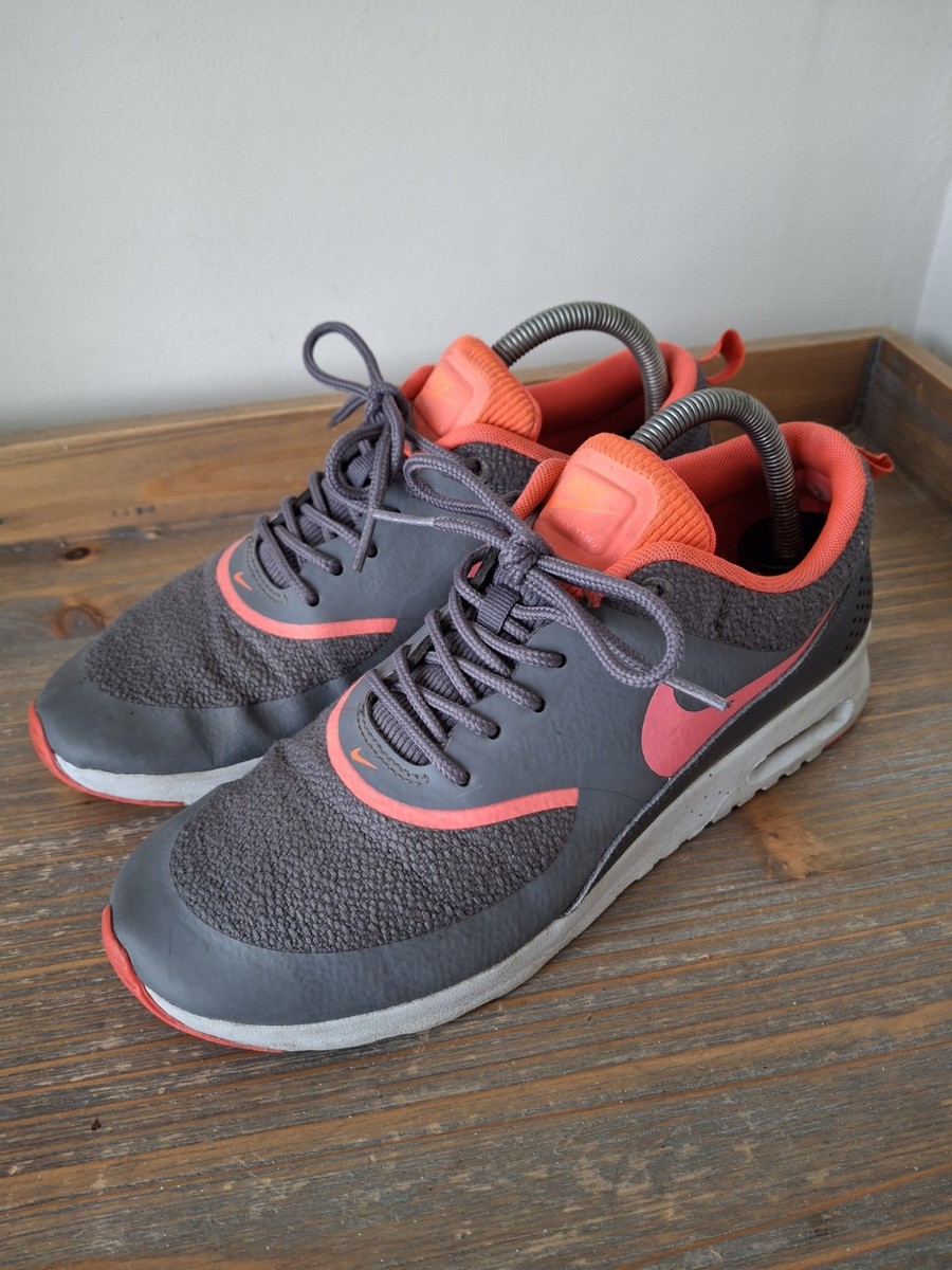 nike air max thea grey and pink