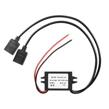 12V to 5V USB Converter DC Buck Module 12V 36V 48V Step-Down Convert to 5V Du...