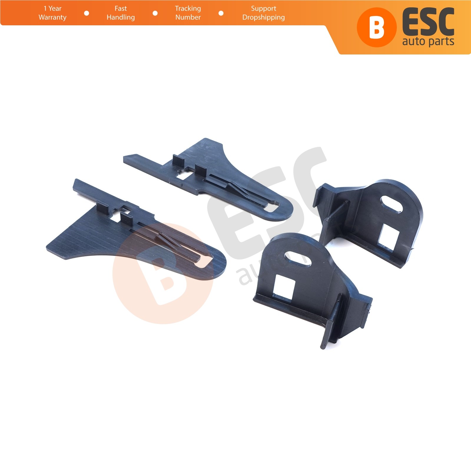 Headlight Repair Bracket Set Left Right for Renault Megane MK3 2008-2016