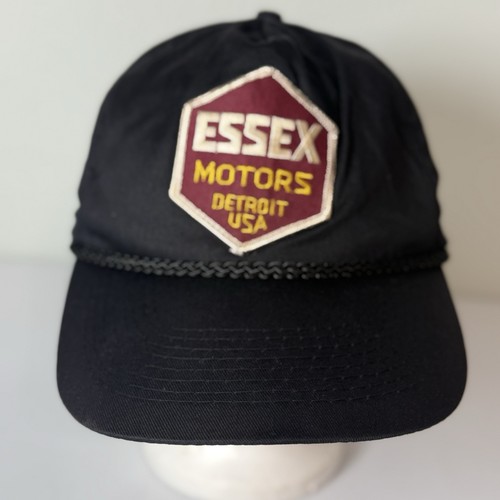 Vintage Essex Motors Detroit Hat Snapback Trucker Cap