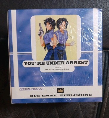 1999 Due Emme YOU'RE UNDER ARREST Trading Card Box - Italy - Factory Sealed