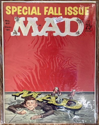 MAD Comics Lot #65-#69 Vintage 1961-1962 Alfred E Neuman Magazine Lot (5) NM/VF - Picture 4 of 10
