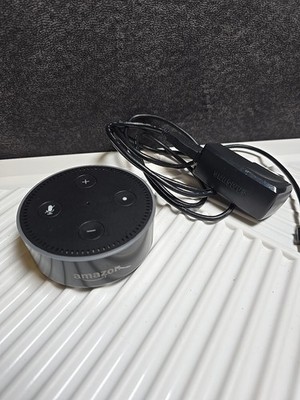 Amazon Echo Dot 2nd Generation Smart Speaker Black, RS03QR, Alexa Device