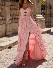 Sherri Hill 57416 - Beaded Ornate Tiered Ruffle A-line Gown