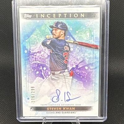 Topps 2024 Inception Base Rookie Autograph Steven Kwan /299 BRES-KW Guardians
