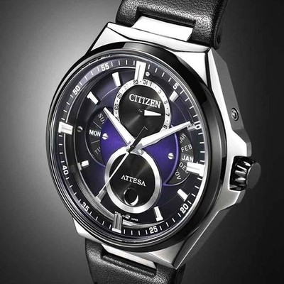 Citizen Attesa BU0066-11W ACT Line Eco-Drive Titanium Purple Dial Limited