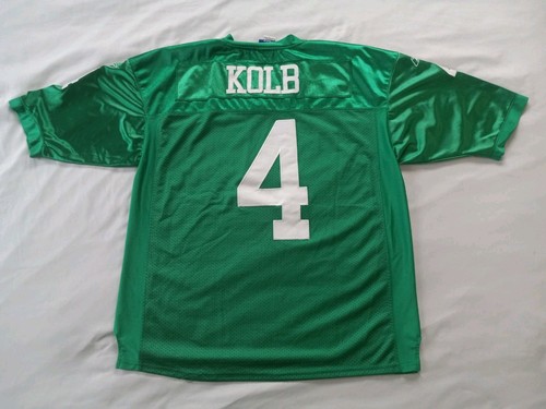 Reebok Kelly Green Size 50 Philadelphia Eagles On Field Jersey Kevin Kolb - Picture 2 of 15
