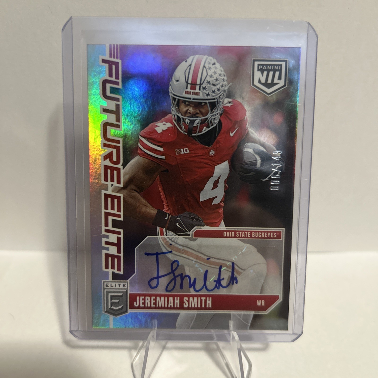 2025 Donruss Elite Jeremiah Smith Future Elite Auto Buckeyes 006 /149 NIL