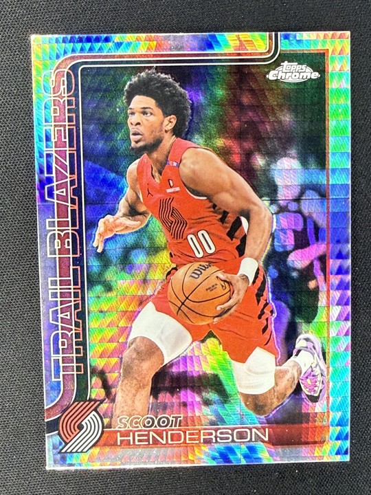 2025-26 Topps Chrome Update Series - Scoot Henderson #85 Prism Refractor