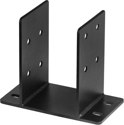 2 PCS 6X6 Post Base, Heavy Duty Welds Steel Post Bracket for Pole Barns and P
