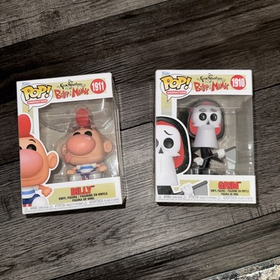 Funko Pop! Cartoon Network Billy & Mandy. Vinyl Figure Grim #1910 & Billy #1911