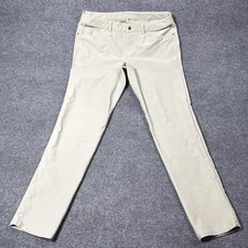 Lululemon Pants Mens 36x33 Beige Stretch Chino 5 Pocket Slim Casual Golf Travel
