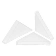 50Pcs Plastic Corner Protectors 6x50mm Right Angle Glass Guard