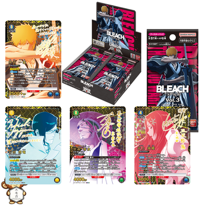 UNION ARENA BLEACH Vol.3 Booster Box EX15BT 16 Packs Bandai