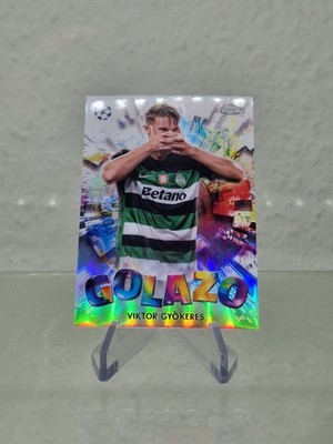Viktor Gyokeres 2024-25 Topps Chrome UCC Golazo Sporting Lissabon