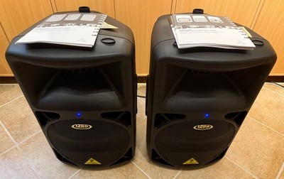2 Stück Aktivboxen Behringer Eurolive B812NEO, wie neu, mit Taschen, in OVP