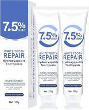 2 pastas dentales con hidroxiapatita al 7,5 para proteger el esmalte