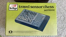 Travel Mate Elektronisches Schachspiel Vintage 1982 von Scisys Acetronic Schachspiel