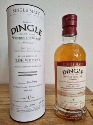 Dingle Irish Whisky Batch 3 Flasche 1452, 0.7L, 46.5%
