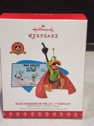 2017 NRFB Hallmark Duck Dodgers In The 24 1/2th Century - Daffy Duck - Ornament