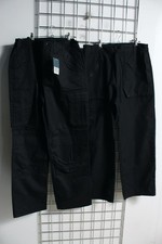 2 x Trojan Mens Cargo Workwear Trousers Bundle - Black - Size 32 L31 (f72)