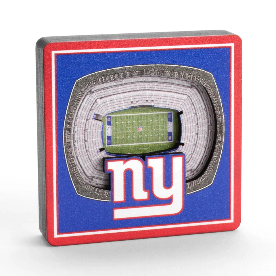 YOUTHEFAN! New York Giants NFL YouTheFan 3D StadiumView Magnet Fanshop Kuehlschrank Fridge