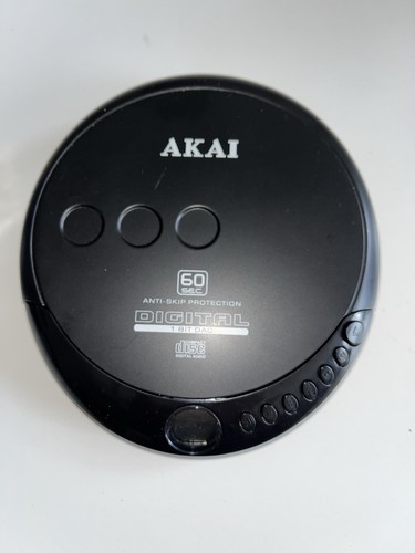Akai Personal CD Portable Player A61007 Black Boxed Instructions Working - Picture 3 of 17