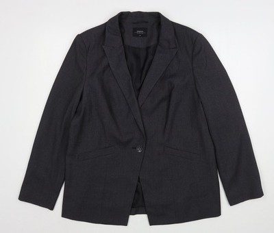 Graue Anzugjacke Damen UK-Größe 18 Papaya Regular