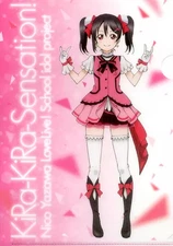 Clear file A9.NIKO YAZAWA (KiRa-KiRa Sensation!) A4 clear file "Love Live! x
