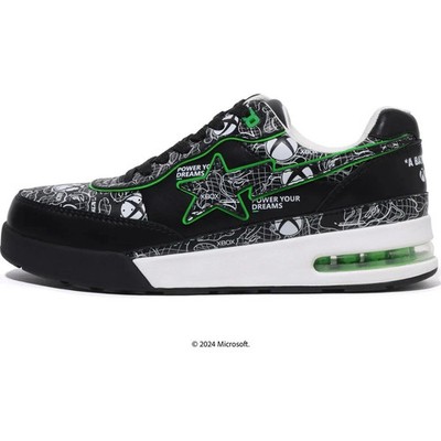 A Bathing Ape Roadsta Xbox MENS SNEAKERS SIZE 9 Black Green White