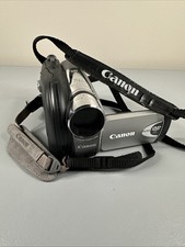 Canon DC320 Silver LCD DVD Camcorder Digital Video Camera w/Battery UNTESTED