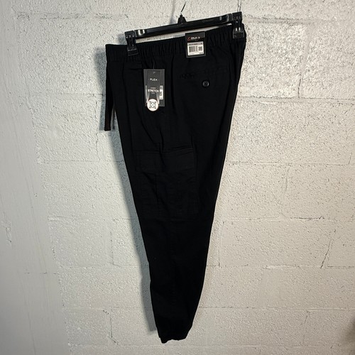 Jogger Galaxy by Harvic Cargo Twill 450 negro mediano - Imagen 1 de 8