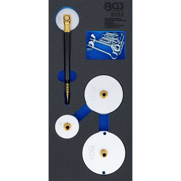 BGS 9152 Adapter-Satz FüR Druckluft-BremsenentlüFter 4-Tlg. MetallausfüHrung-image